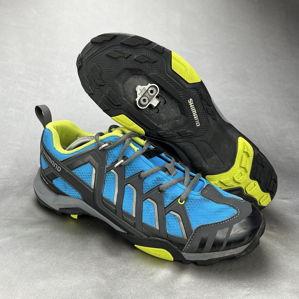 Shimano SH-MT34B Pedaling Dynamics Cycling Shoes Men's 11.2 US / 46 EU Blue Gray
